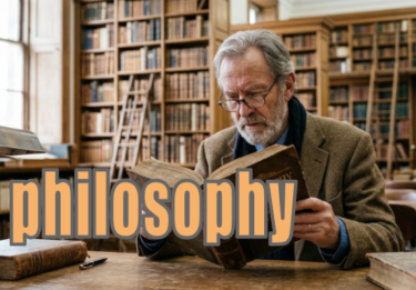 【語源も分かって、忘れない】英単語「philosophy」の意味と使い方・覚え方・文法解説【philo-(愛する)+-sophy(知恵)=知恵を愛し求め続けること】