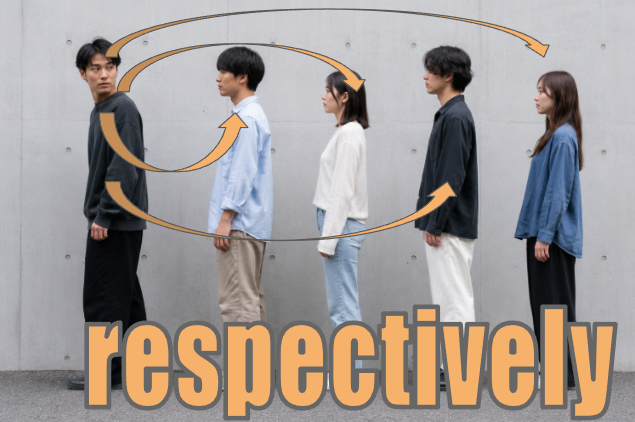 respectively 何度も振り返って見る、とはどういうイメージか