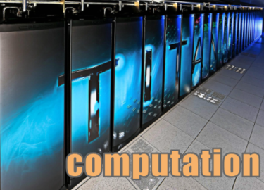 computation　大規模な計算をするスーパーコンピューター