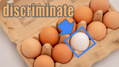discriminate イメージ図