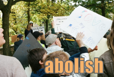 abolish 廃止する運動のイメージ図