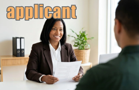 applicant 応募者のイメージ図