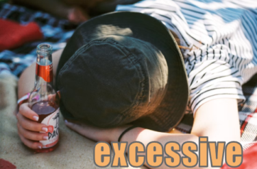 excessive　過剰飲酒　イメージ図