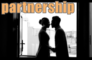 【語源も分かって、忘れない】英単語「partnership」の意味と使い方・覚え方・文法解説【part-(部分)+-ner(人)+-ship(状態)=運命共同体】