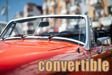 【語源も分かって、忘れない】英単語「convertible」の意味と使い方・覚え方・文法解説【con-(完全に)+vert(向ける)+-ible(できる)＝完全に別の方向へ変えることができる】