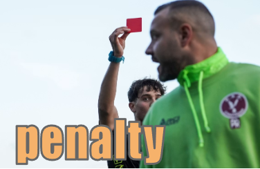 【語源も分かって、忘れない】英単語「penalty」の意味と使い方・覚え方・文法解説【pen-（刑罰）⇒ルール違反への代償】