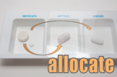 【語源も分かる】英単語「allocate」の意味・使い方・語源！assignとの違い