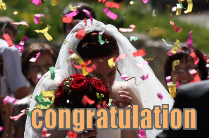 congratulation イメージ図